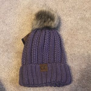 Purple beanie